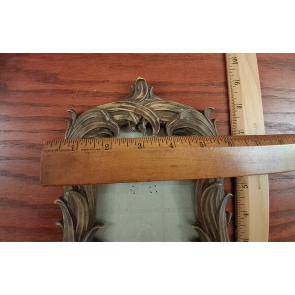 Arabesque Argento SC Picture Frame Holds 4x6 Photo Tabletop Vintage - Picture 6 of 7